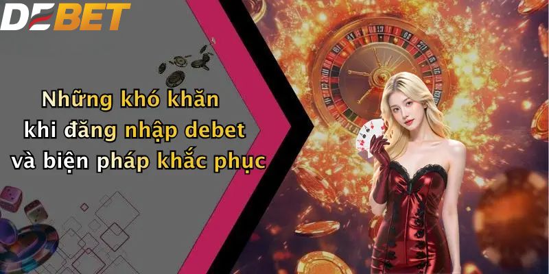 Đăng Nhập DEBET: Truy Cập Sân Chơi Cá Cược Đỉnh Cao 3 Những khó khăn khi đăng nhập DEBET và biện pháp khắc phục